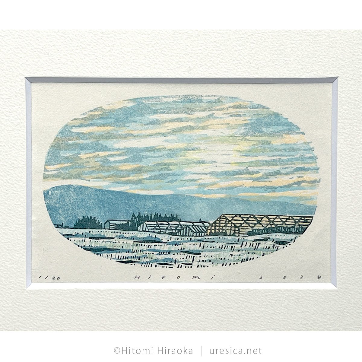 平岡瞳さん　版画 2023年 巡回＞11月20日（木）〜12月8日（月）平岡瞳 個展「風のうた