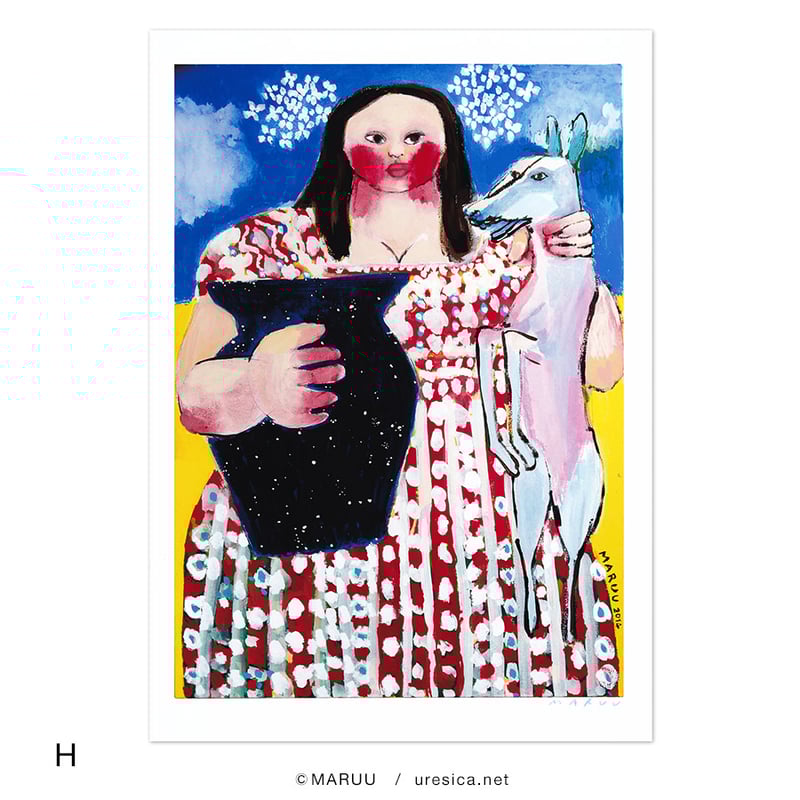 み*る様 複製画　GUSTVE No.4 【廃盤】 MARUU 複製画（A4） | URESICA