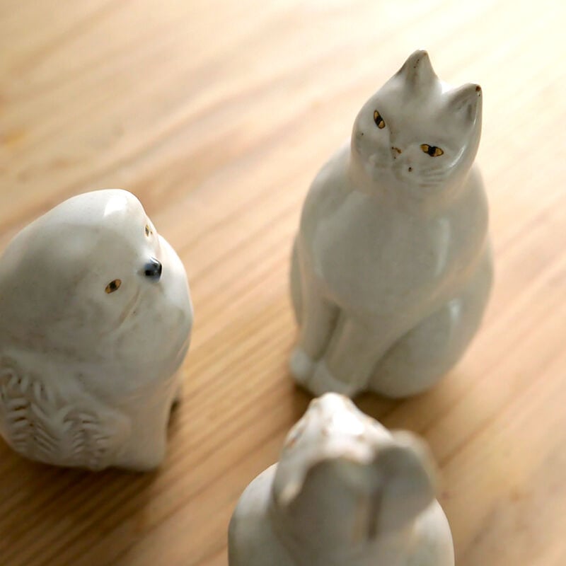 不思議な小動物のオブジェ sen／動物オブジェ | URESICA