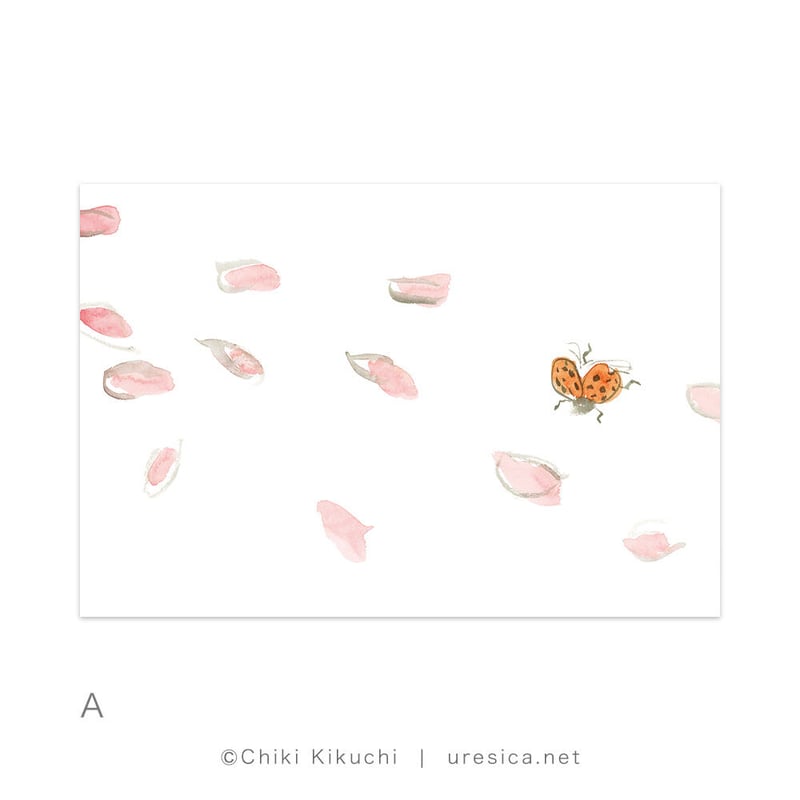 きくちちき 「さくらのふね」 ポストカード | URESICA