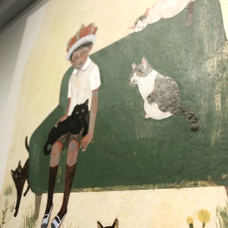 樋口佳絵「猫たちの庭」