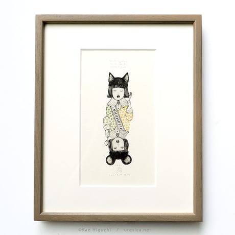 樋口佳絵「nezuneko」＊額装品