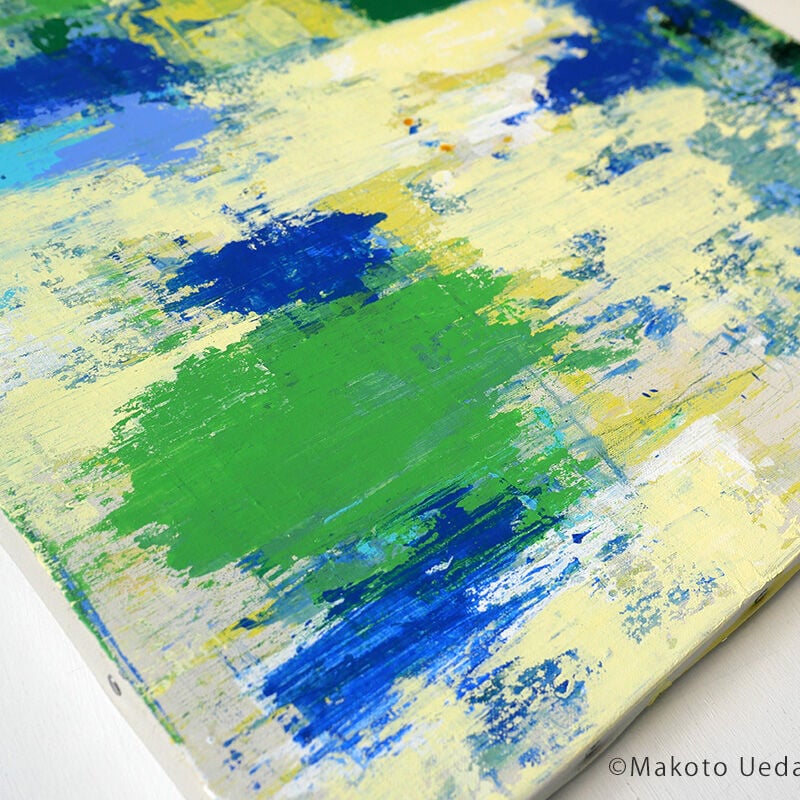 【真作】絵画　作者不詳　アクリル画　砂丘　風が描く自然のアート　U11 小学生絵画コンクール2024 受賞作品 | 鳥取砂丘 砂の美術館