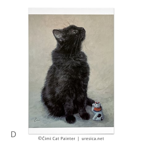 Čimi Cat Painter  ポストカード２