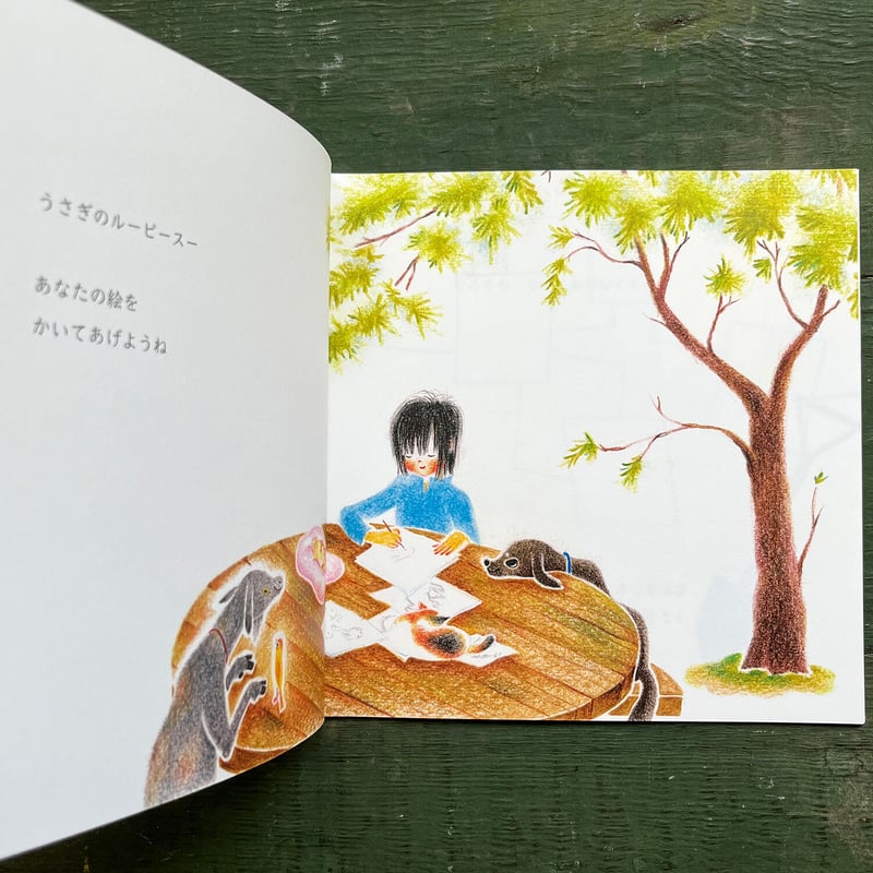 ウサギの油絵【兎伯爵】1点物の原画/作者サイン入り/F8号キャンバス