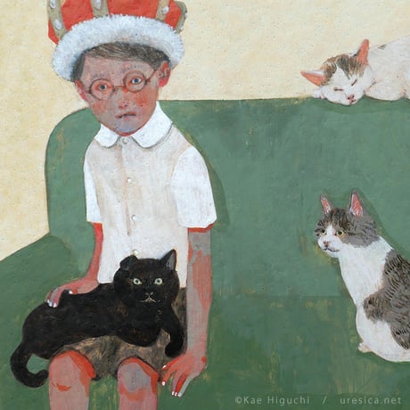 樋口佳絵「猫たちの庭」