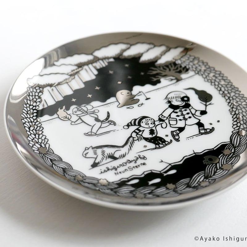 石黒亜矢子「九つの星」絵皿 | URESICA
