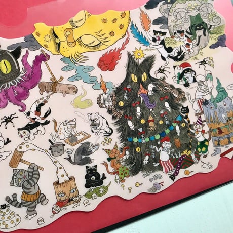 石黒亜矢子「ばけねこのとしこし」クリアファイル