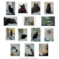 Čimi Cat Painter  ポストカード２