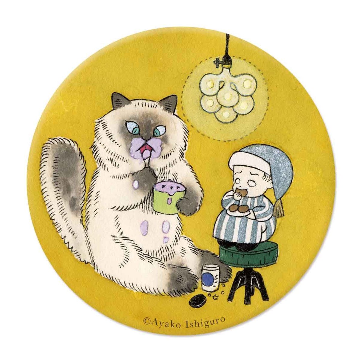 石黒亜矢子「夜のオヤツ」マグネット | URESICA