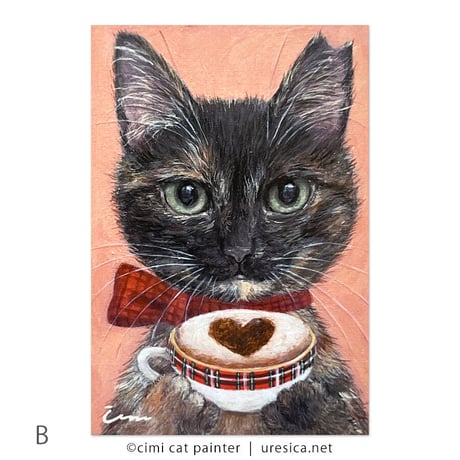 Čimi Cat Painter  ポストカード３