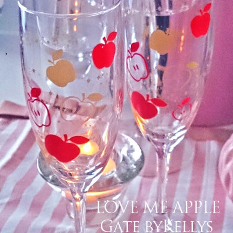 ガラス用☆単品】AppleSparkle転写紙 | ポーセラーツポーセリンアート