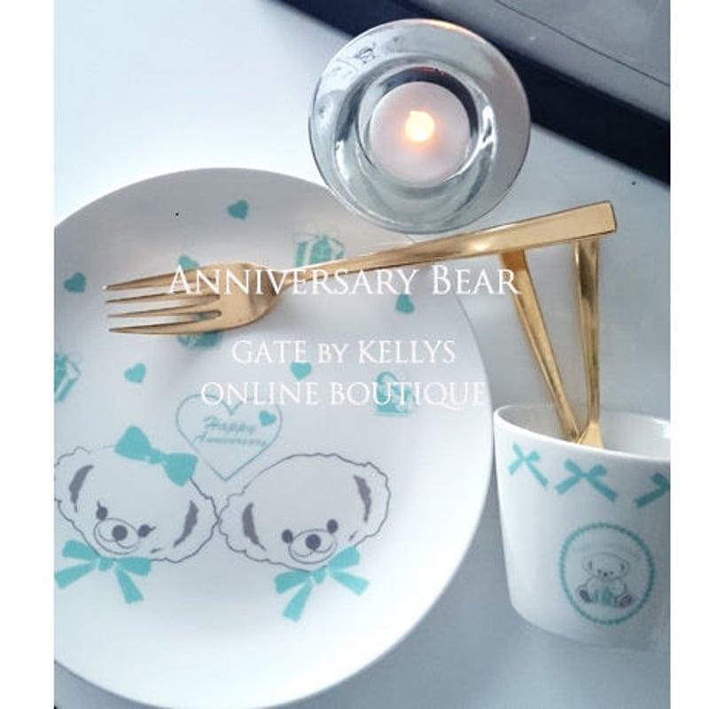 単品】Anniversary Bear転写紙/ブルー フェイス&ボディ 単品】Anniversary Bear転写紙/ブルー フェイス&ボディ