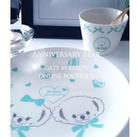 【単品】Anniversary　Bear転写紙/ブルー　フェイス&ボディ