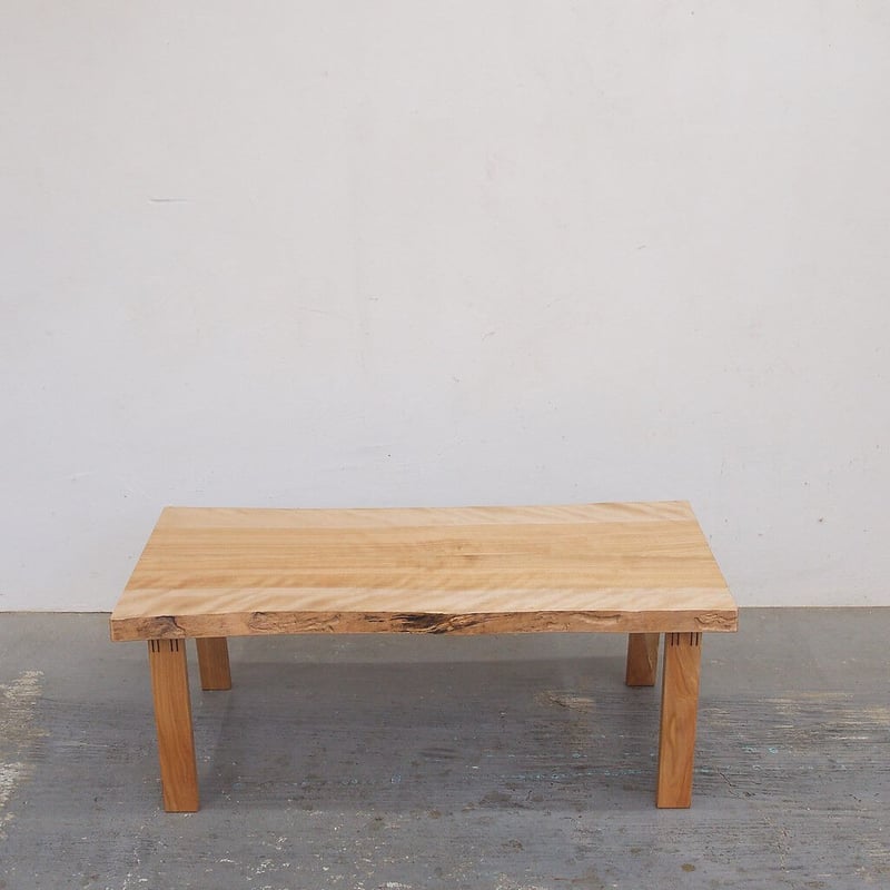 【94cm×54cm】ローテーブル　無垢板　天板　オイル塗装込 94cm×54cm】ローテーブル 無垢板 天板 オイル塗装込