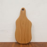 CBHK_207ひとつひとつ形が違うカッティングボード (チェリー材) 35.5×16cm