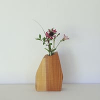 FV-6 木のフラワーベース（ケヤキ材）