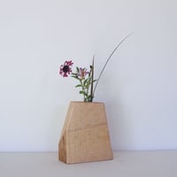 FV-12 木のフラワーベース（カバ材）