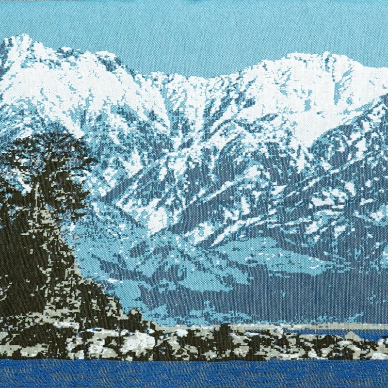 フォトブランケット【雨晴海岸から望む立山連峰】 190cm×70cm | SUZU