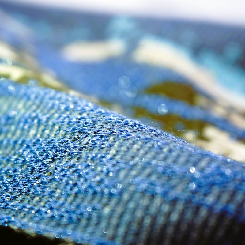 フォトブランケット【雨晴海岸から望む立山連峰】 190cm×70cm | SUZU