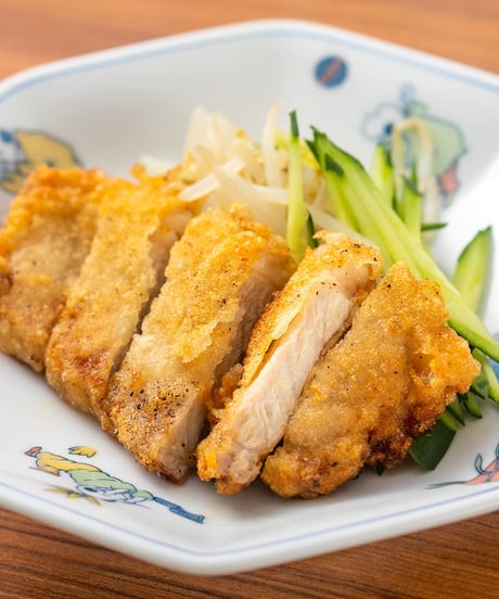 テンホウ特製【肉揚げ】味付き豚ロース肉（生） [80g/2枚]