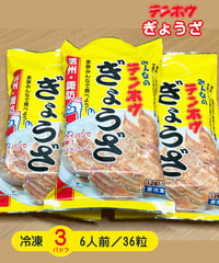 【テンホウのぎょうざ（パック入り/冷凍生）】3パックセット [6人前/36粒]（シナモン・八角入り）
