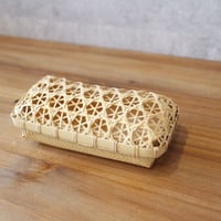 花刺し重ね六ッ目笊 白 Φ27㎝ | enn