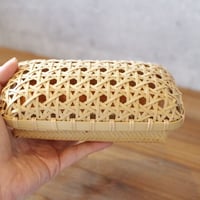 メガネケース　亀甲差し模様