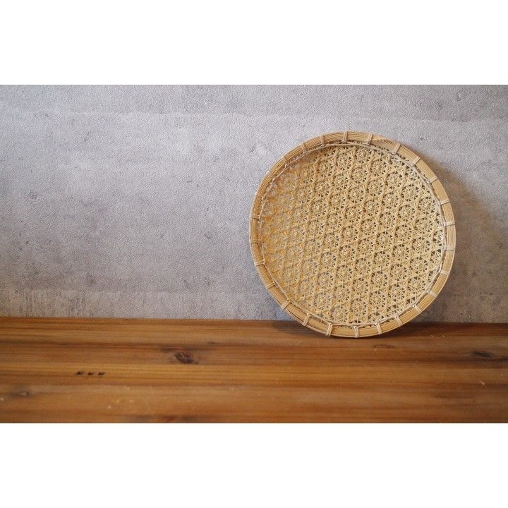 竹細工名工秀竹作花刺し 竹細工名工秀竹作花刺し