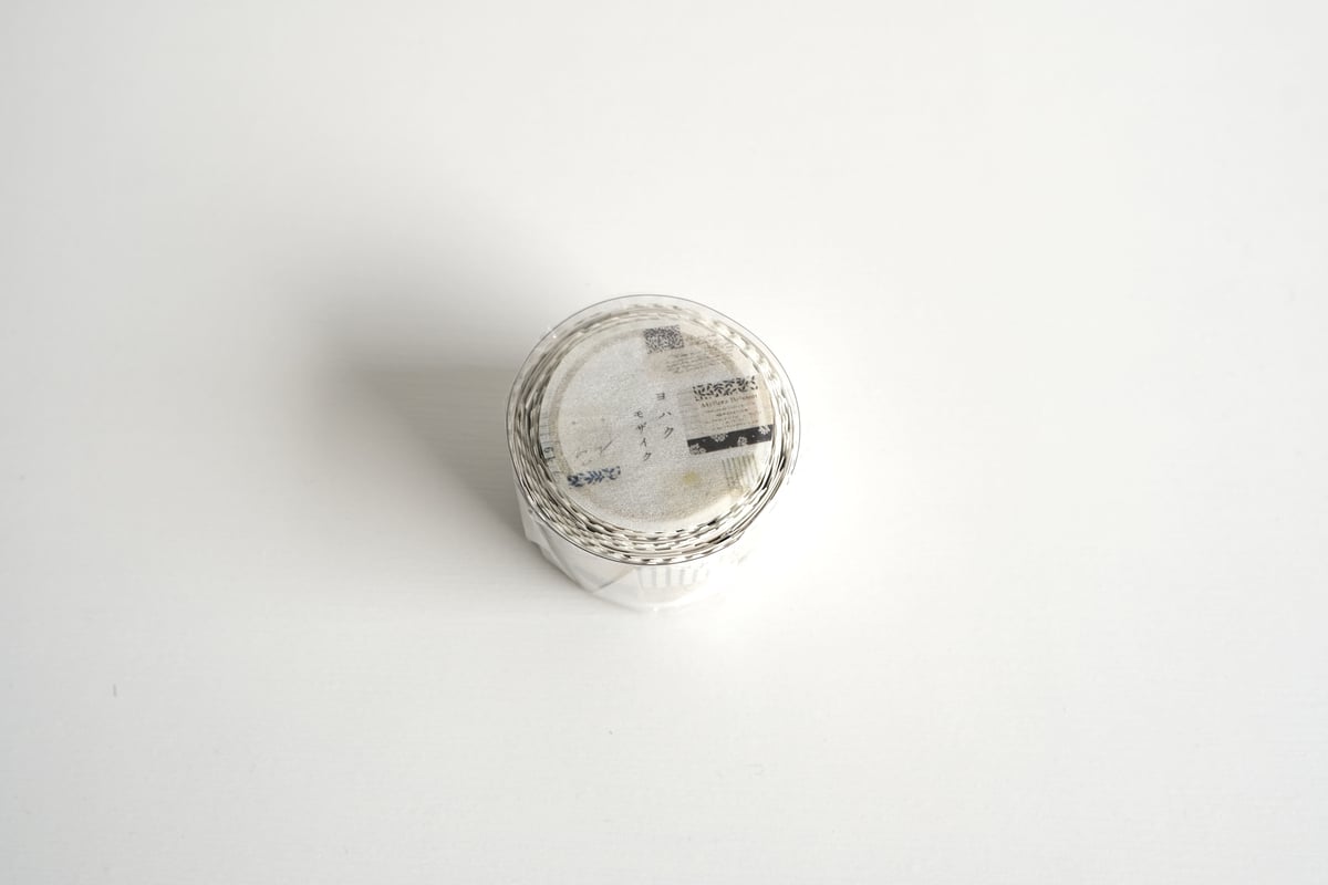 YC-030 CHECK&STRIPE 冬の贈り物 ロールフレークシール モザイク | ヨハク