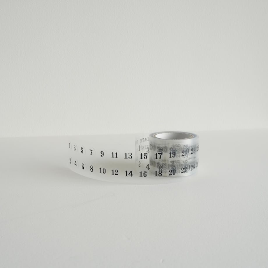 Yohaku PET Sticker Tape - Calendar