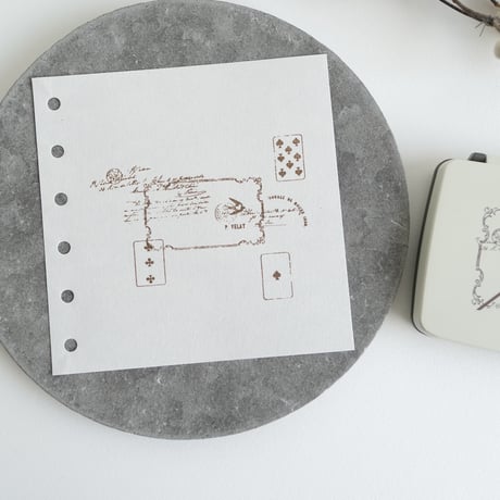 IK-003  スタンプ台　限定色　ヴィンテージセピア
