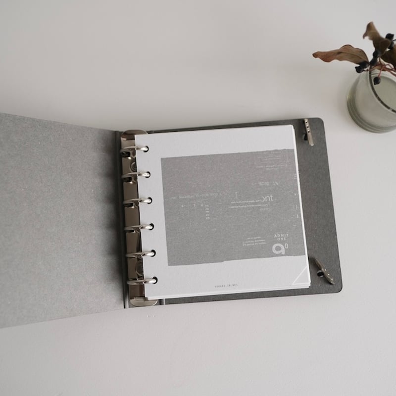 M-155 binder / grey | ヨハク