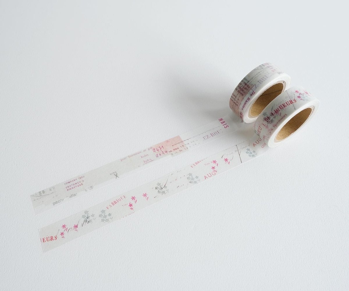 ヨハク ＊ 限定 マスキングテープ 12個セット 受注会 : 1月中旬発送 】YB-034 アキノカゼ 文具女子博 2022 | ヨハク