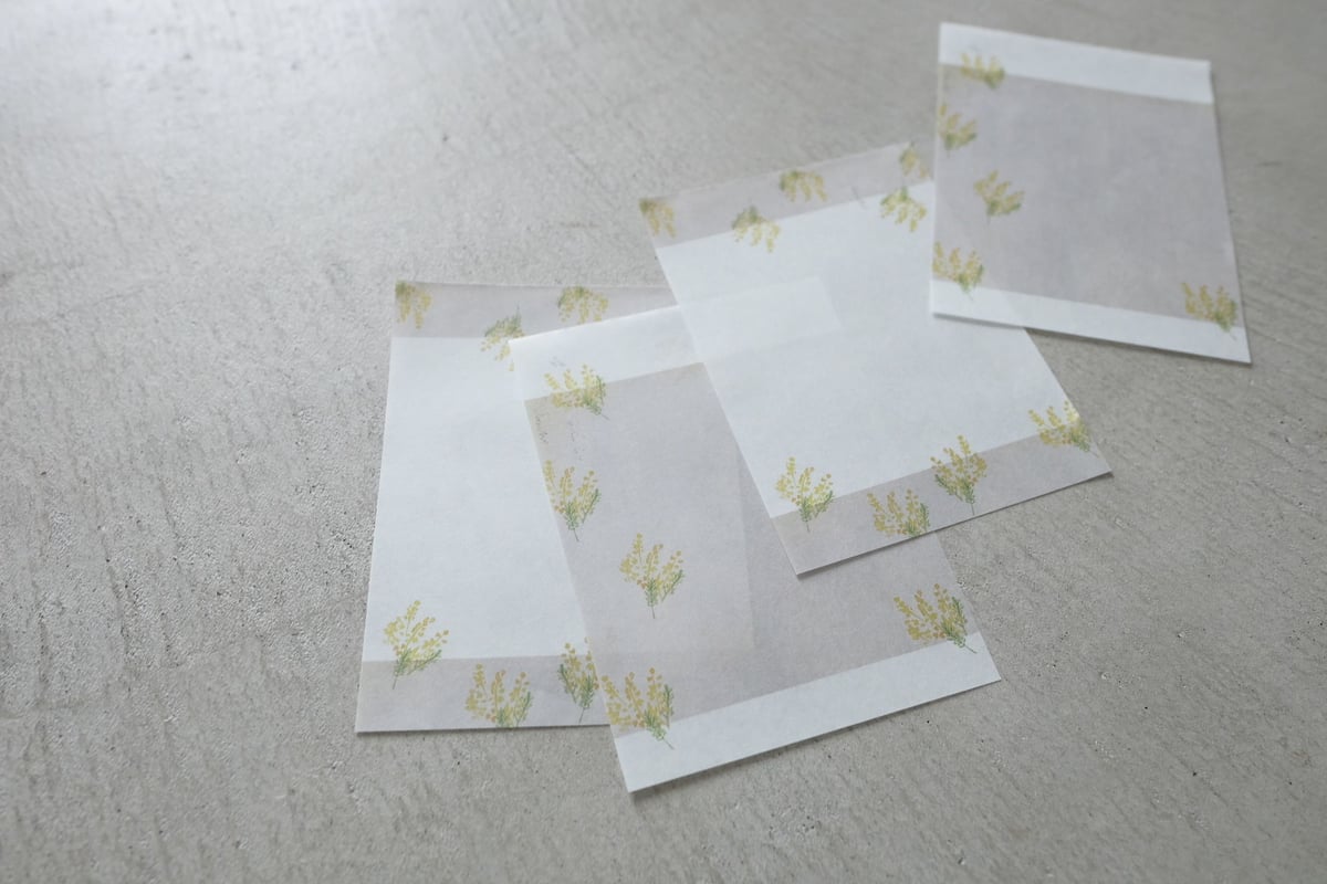 メモ帳 マステ ミシン目入りラベルテープ メモ罫 | wrapping series ミシン目