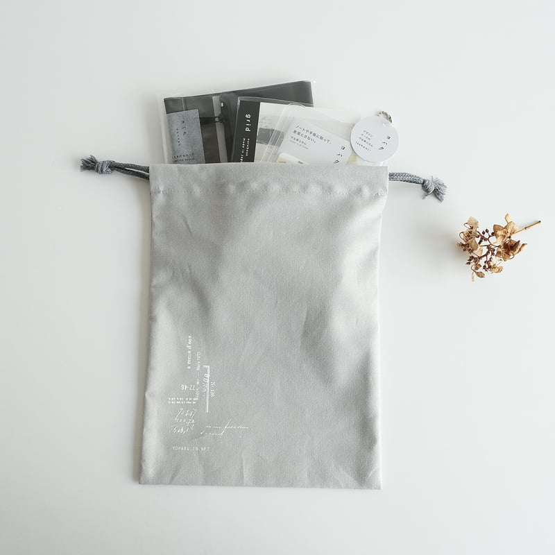 ヨハク×isshoni.やる事ふせん 4種　巾着　ノベルティ 数量限定】isshoni. × ヨハク コラボ記念巾着 ノベルティ （該当する方