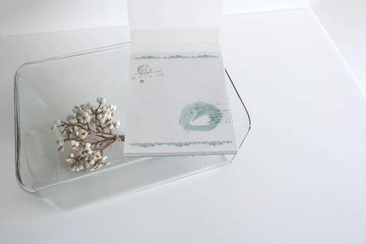 M-195 メモ帳 26 スワン | ヨハク