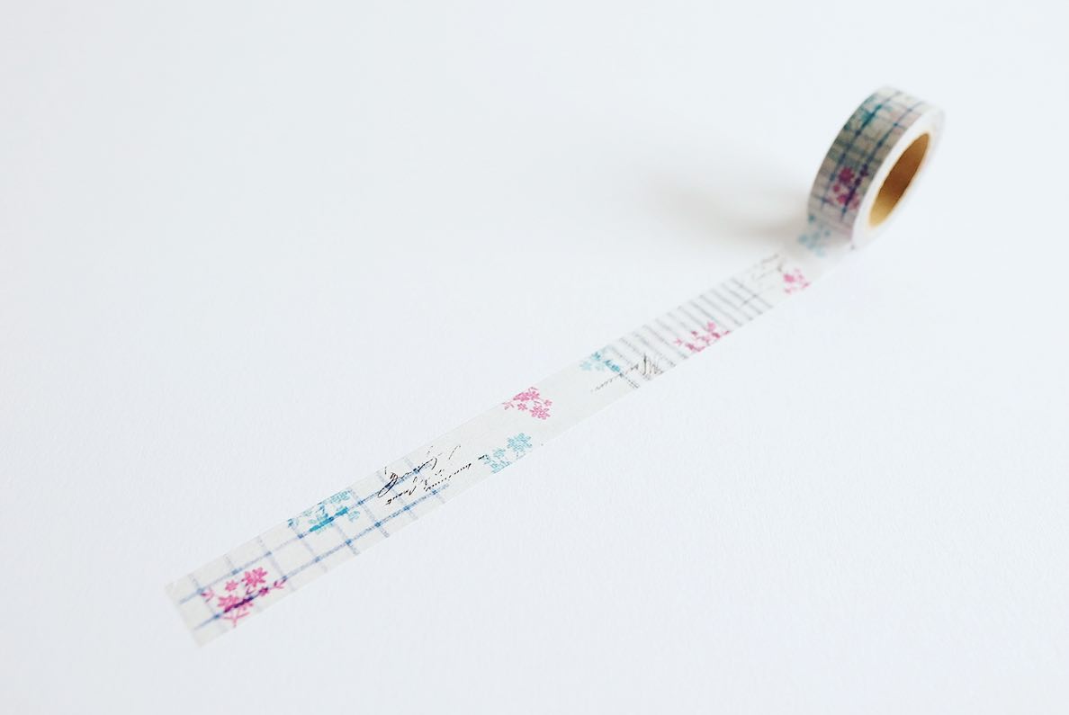 CHECK＆STRIPE／ヨハク　マスキングテープ　１０コ ヨハク CHECK&STRIPE マスキングテープ 冬の贈り物2023