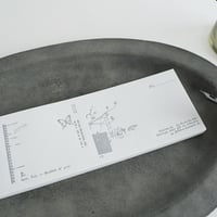 M-134  活版のメモ帳　nostalgy  grey