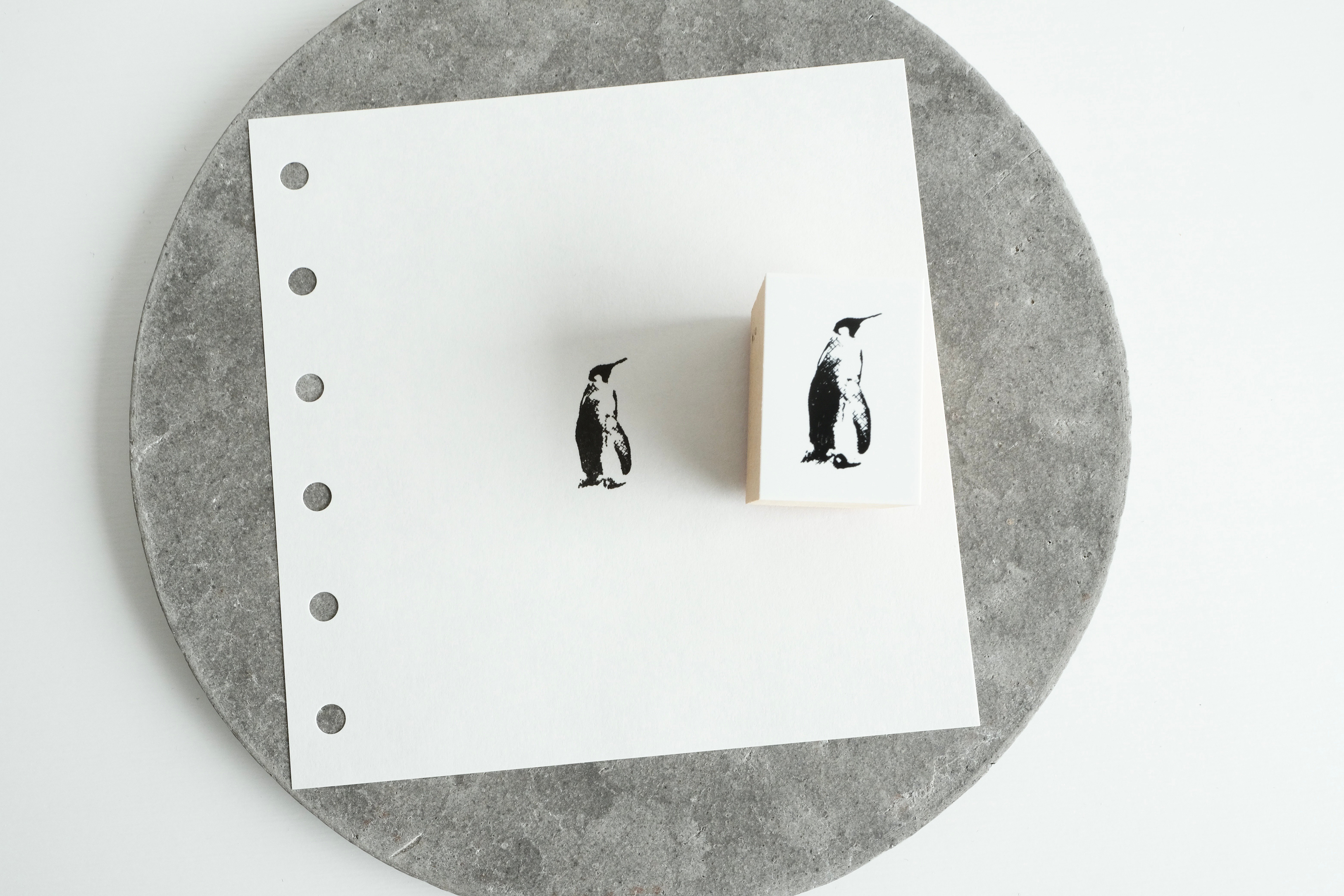 値下げ♡未使用新　ペンギンが可愛いスタンプ&ダイ　スタンピンアップ￼ S-133 スタンプ ペンギン | ヨハク