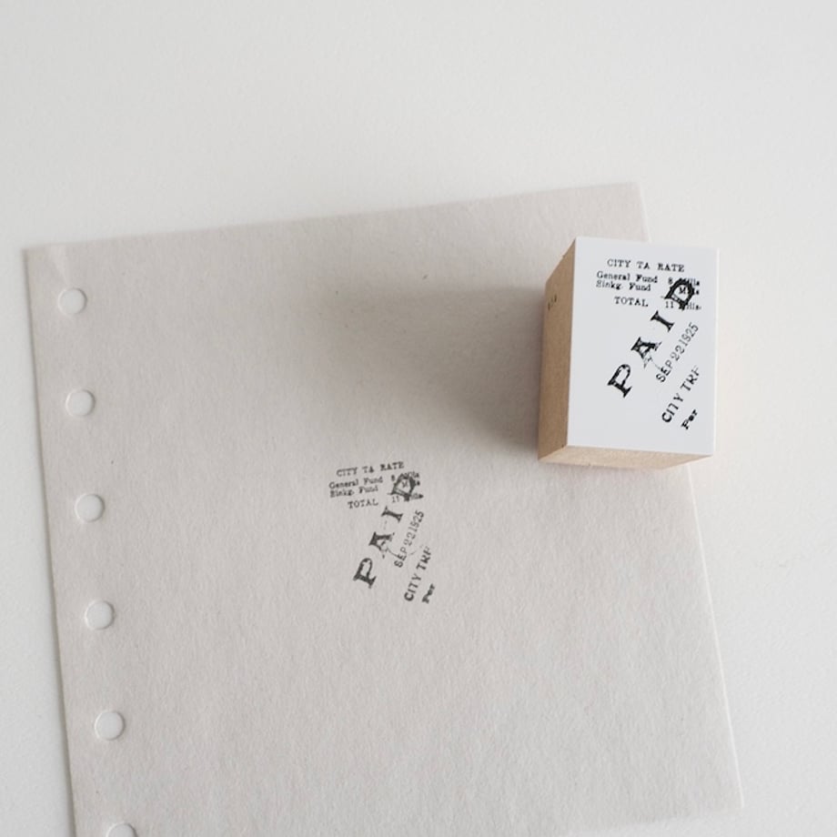 Yohaku Rubber Stamp - Paid