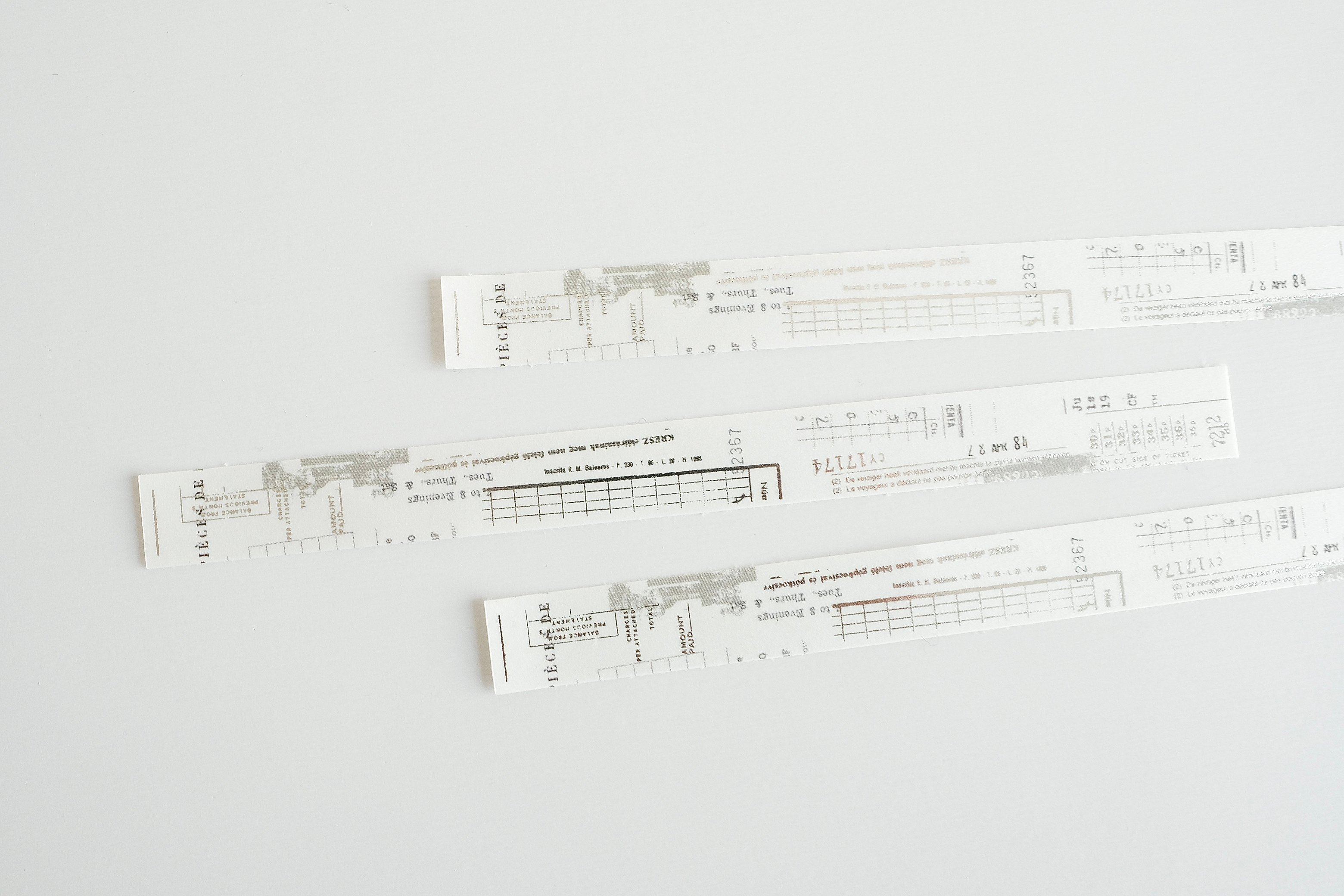 YH-007 箔押しマスキングテープ モジトスウジ | ヨハク