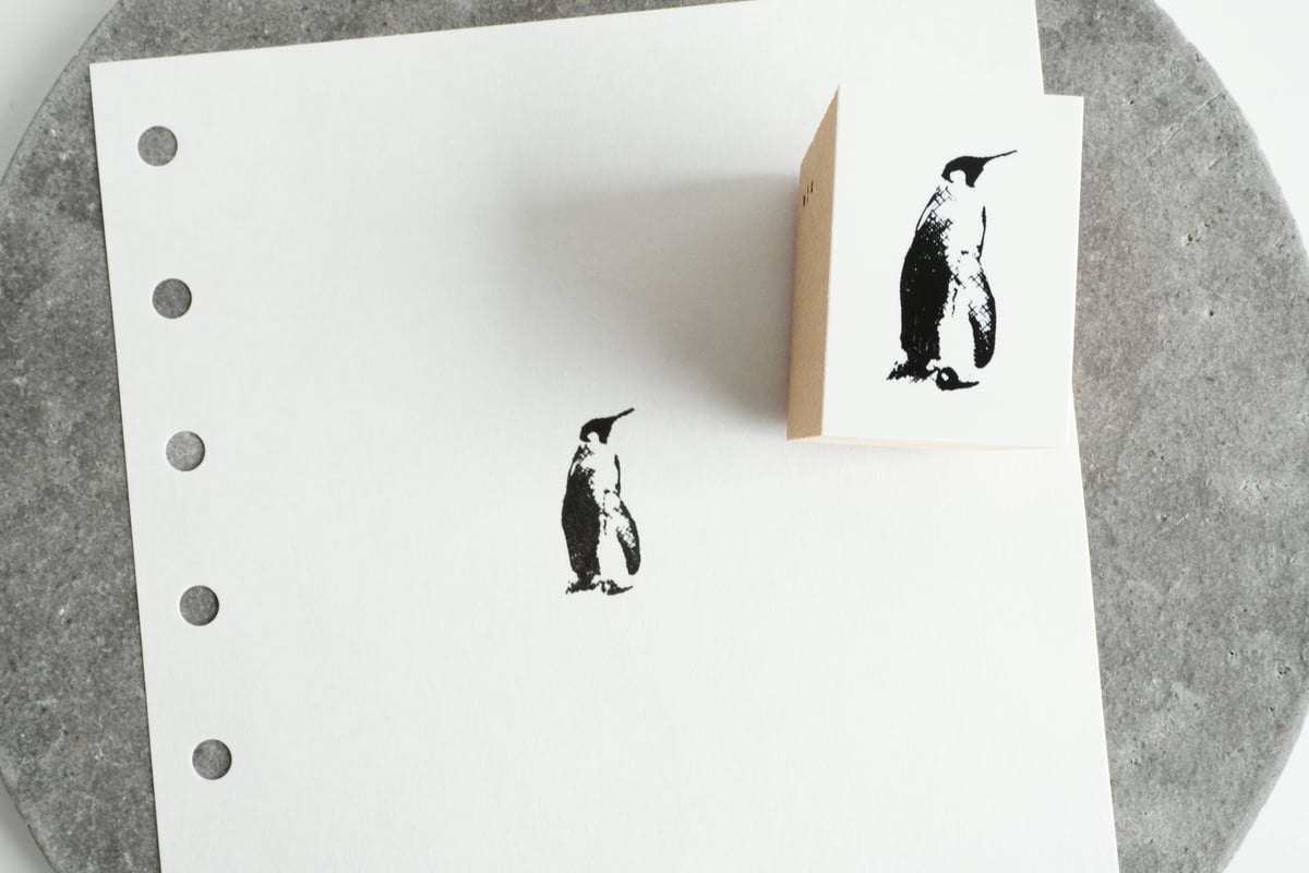 値下げ♡未使用新　ペンギンが可愛いスタンプ&ダイ　スタンピンアップ￼ S-133 スタンプ ペンギン | ヨハク