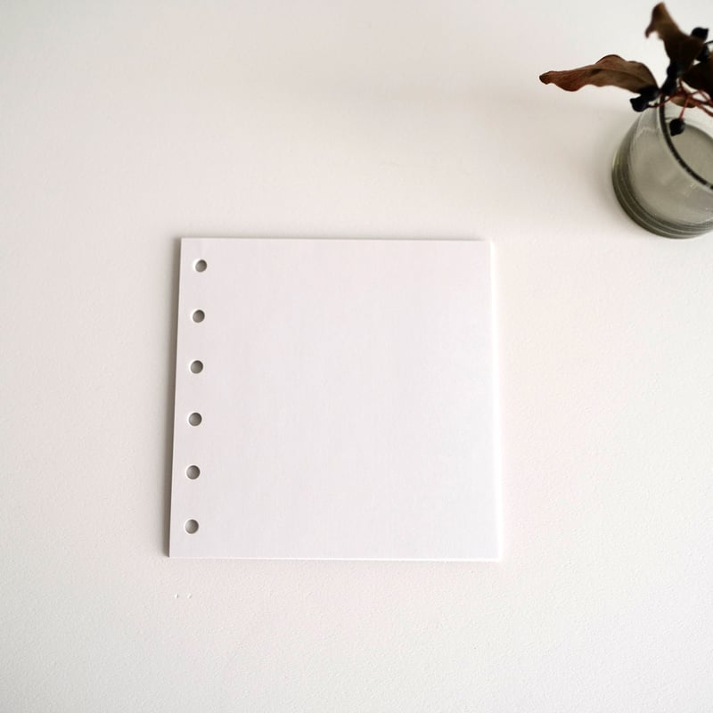 M-183 リフィル 09 blank / 晒クラフト | ヨハク