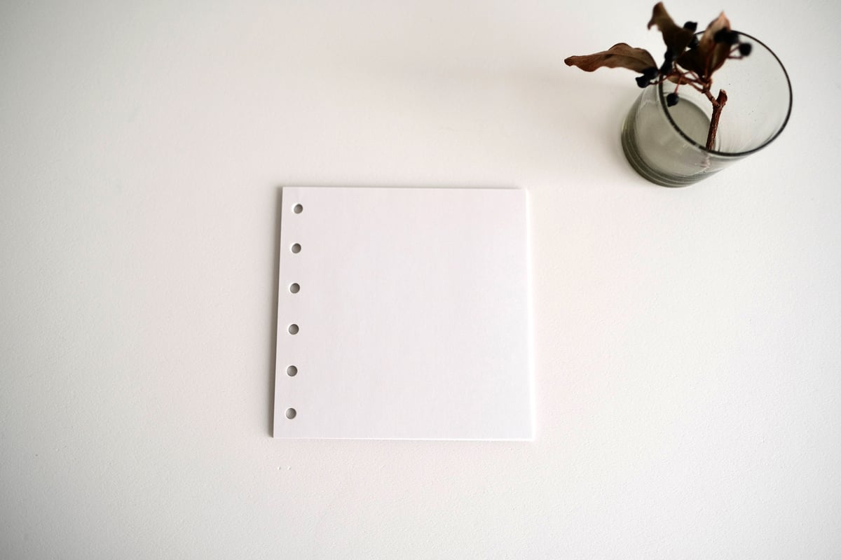 M-183 リフィル 09 blank / 晒クラフト | ヨハク