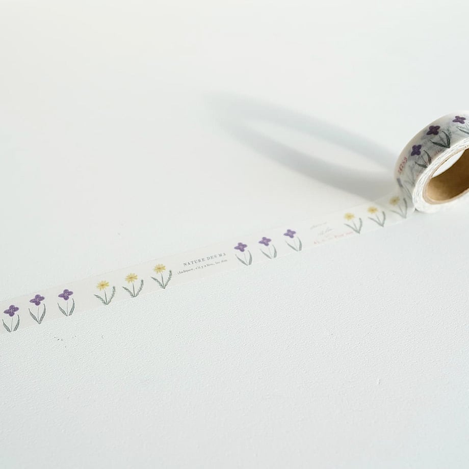 Yohaku Washi Tape - Garden (1.5cm)