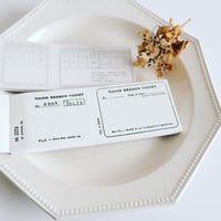 M-098  活版のメモ帳  ticket black