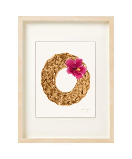 Aloha De Mele  ART WORK  PĀPALE - HIBISCUS  HNLS03637-06030