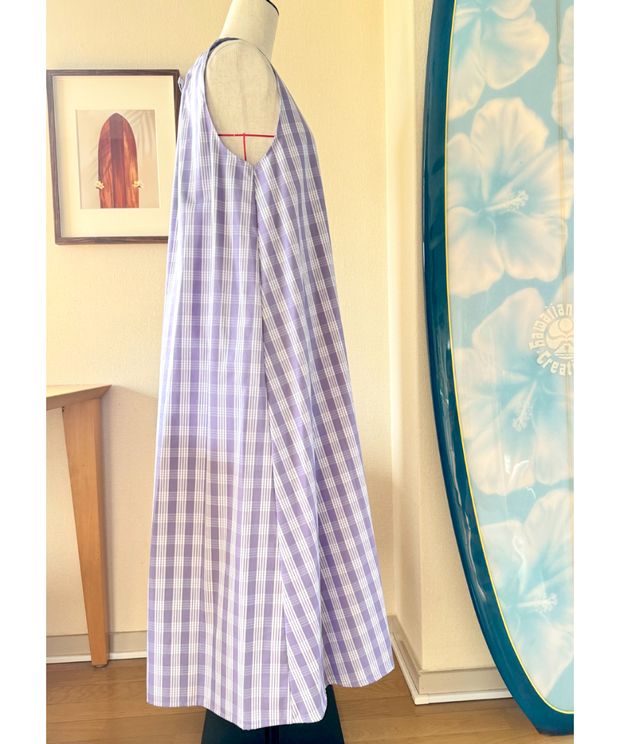 アナトリエ☆チェック柄 バックリボンワンピース チェック柄バッグ