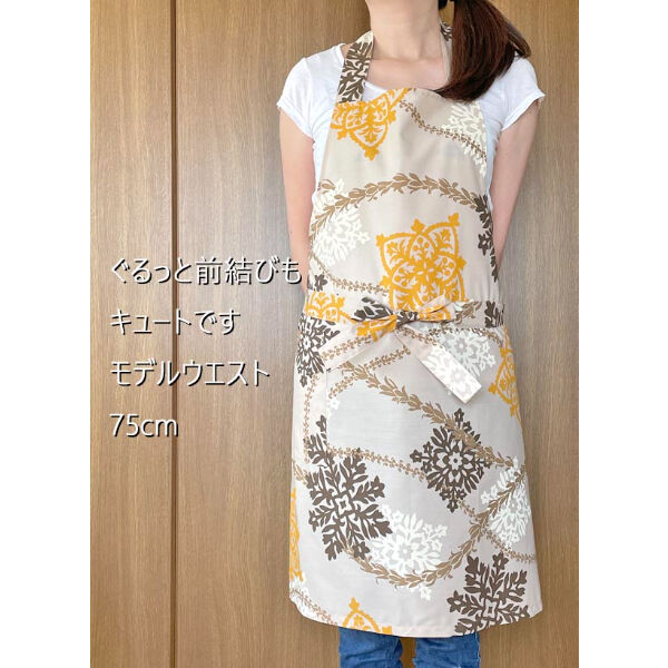 C&F  新品　未使用　エプロン　ハワイアン　ハワイアンキルト　キルト エプロン ハワイアン キルト HNLS03198-7860 | Leimeria